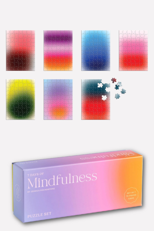 The beautiful 7 days of mindfulness mini puzzles make a beautiful mother-in-law gift, or gift for a grandma or stepmom The beautiful 7 days of mindfulness mini puzzles make a beautiful mother-in-law gift, or gift for a grandma or stepmom