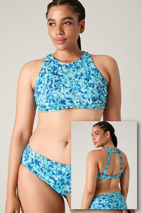 Athletic two-piece swimsuits for teens: Maldives Bra Cup Bikini at Athleta