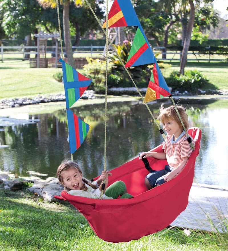 Cool backyard swings for kids: Regatta swing