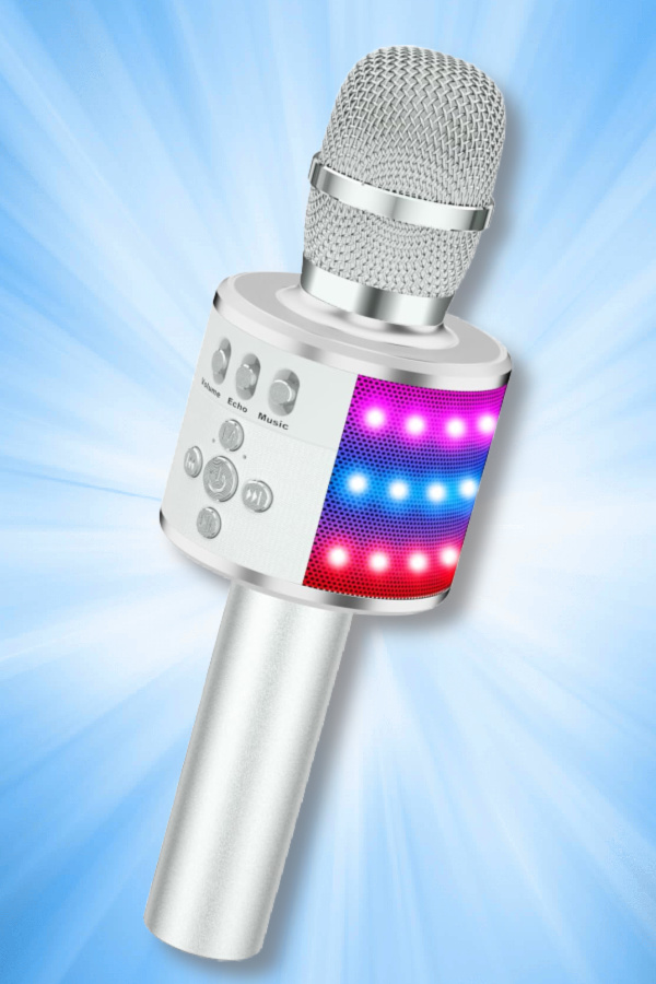Bluetooth wireless karaoke microphone for kids: Best gifts for 8 year olds