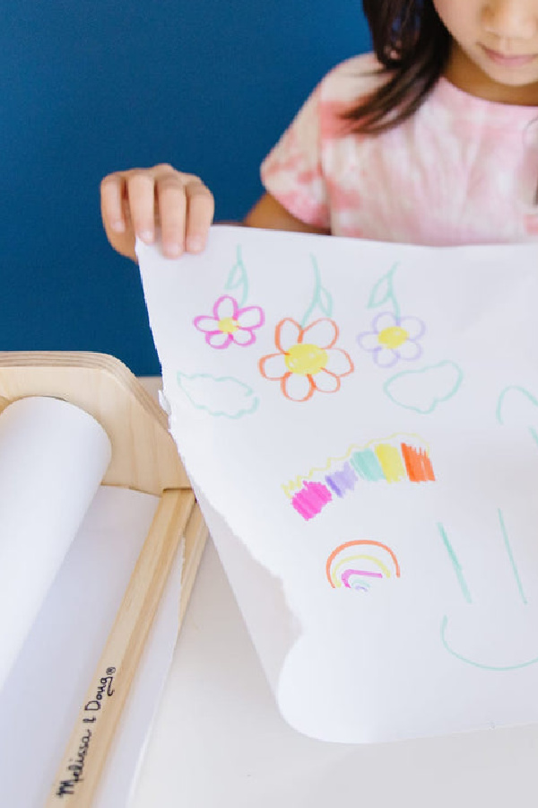 Melissa & Doug tabletop paper roll | Gifts for 4 year old