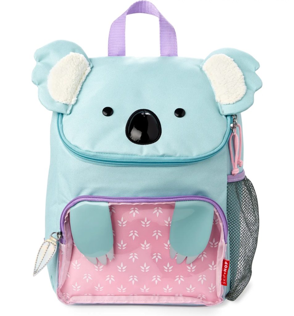 Cool backpacks for preschool and kindergarten: The Koala big kid backpack from Skip Hop