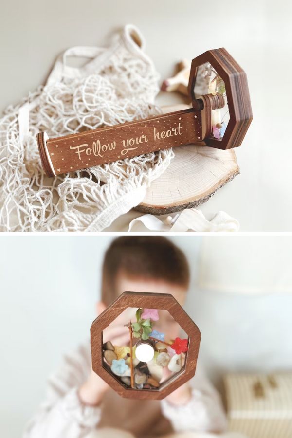 Best Valentine's gifts on Etsy for Kids: Dreamer Kids' handmade kaleidoscope 