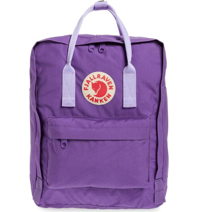 Fjallraven Kanken backpack is a great investment for kindergarteners