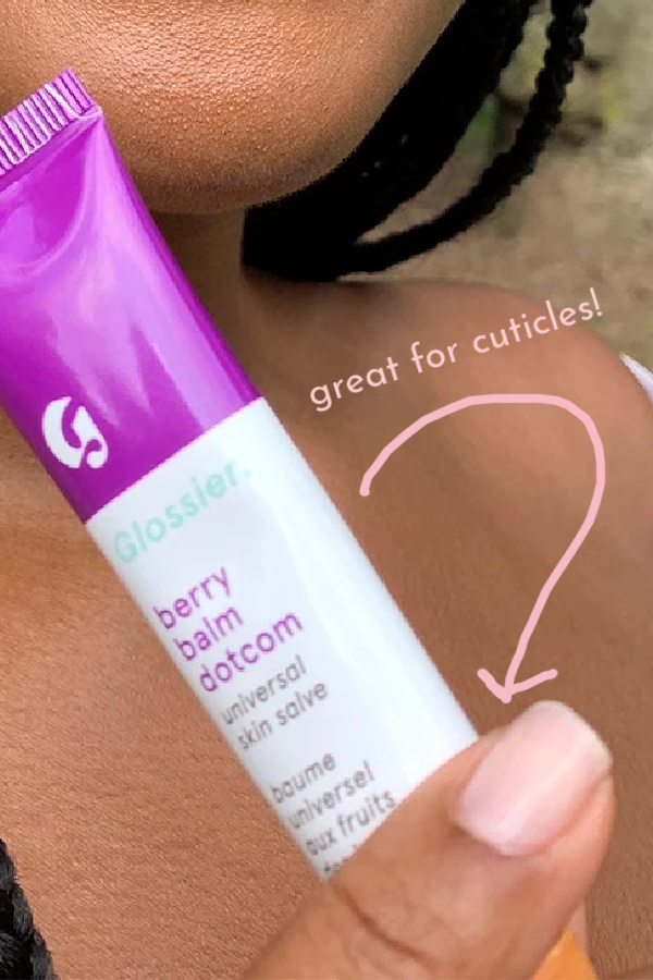 Pro tip: Lip balms of all kinds are terrific for cuticle care in the winter