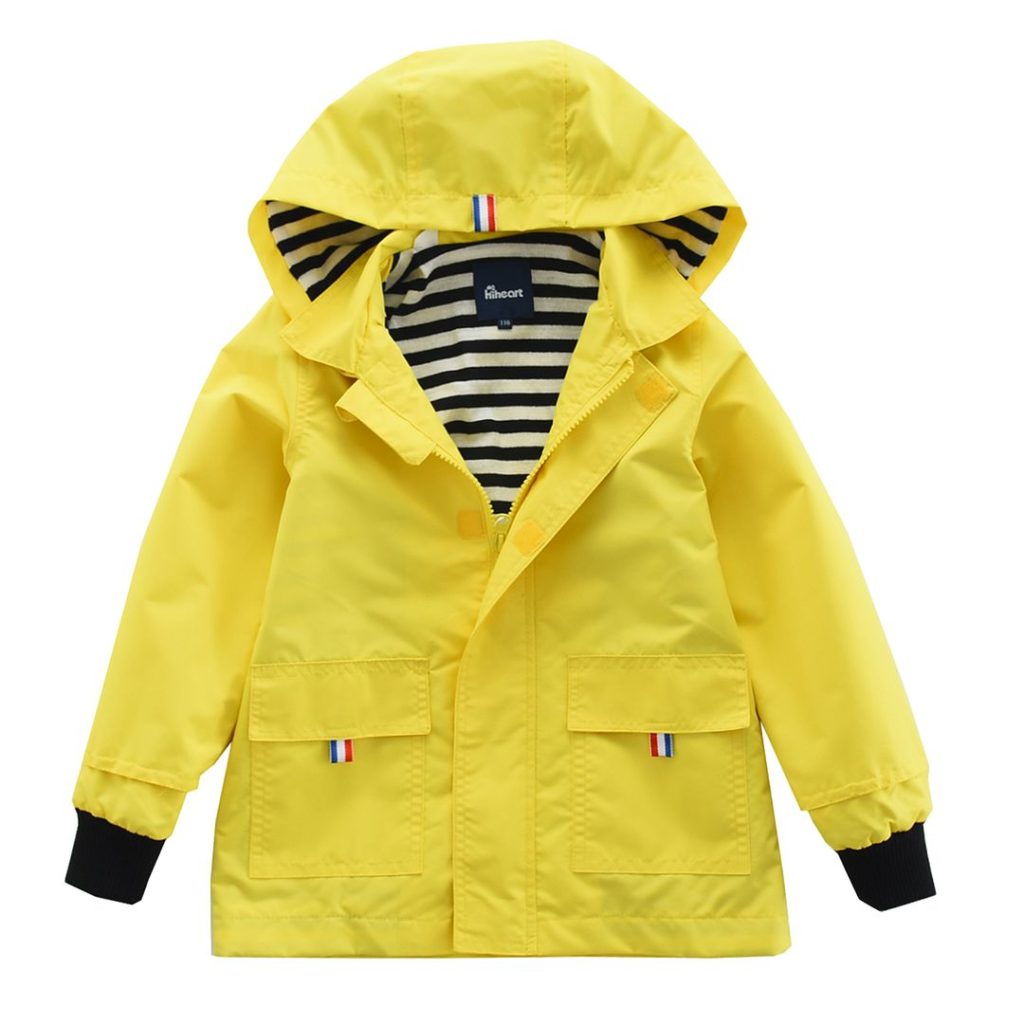 Affordable rain jackets for little kids: This rain jacket has that cool Tommy Hilfiger vibe without the price tag