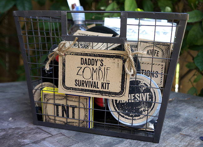 Last minute holiday gift ideas: Zombie Survival Kit by Sandy Toes & Popsicles