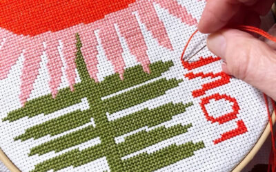 Craft joy with these new limited-time Lisa Congdon cross-stitch kits