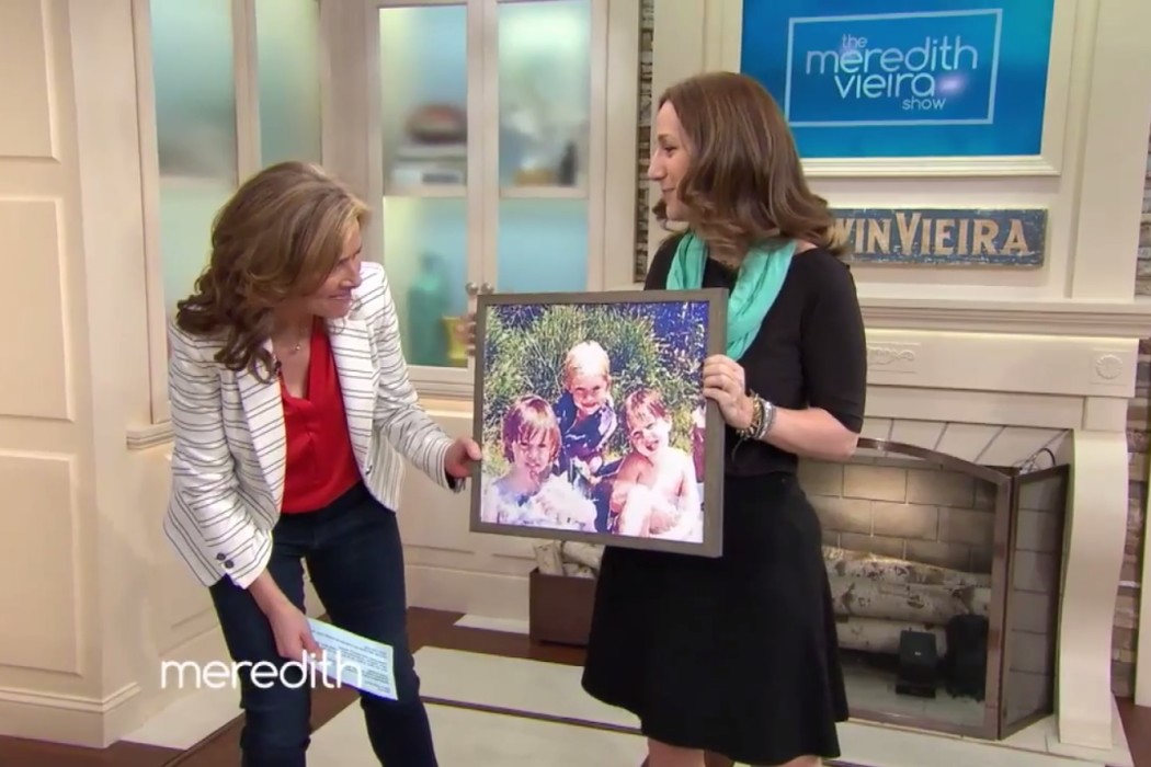 Liz Gumbinner on the Meredith Vieria Show about the Waterlogue app