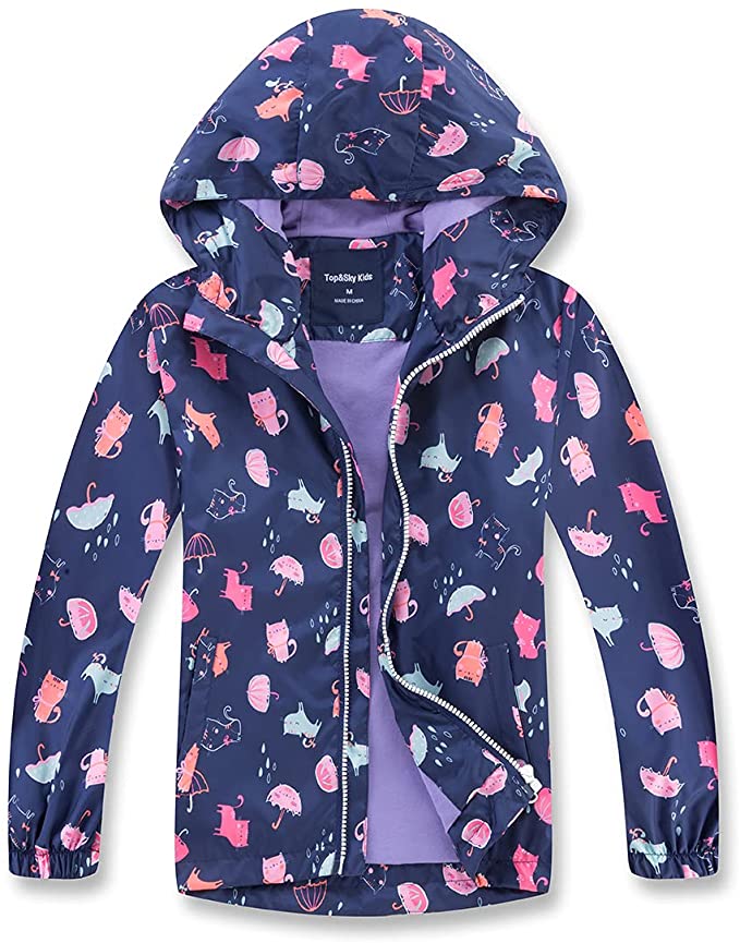 Affordable rain jackets for little kids: We found this cute style for under $30 and so many fun patterns to choose from