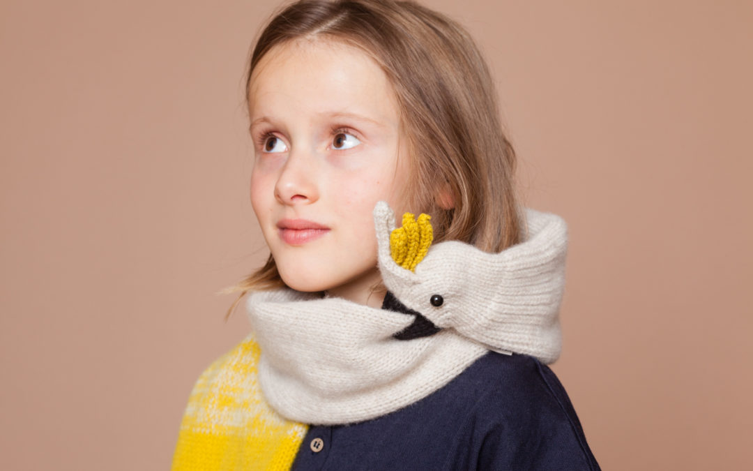 These hand-knit animal scarves require no food, no water, but lots of love.