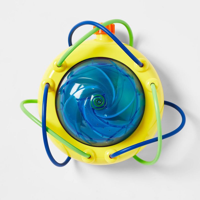 Fun backyard water toys for kids: The Wet & Wild Light Show sprinkler packs a lot of fun into a small package.