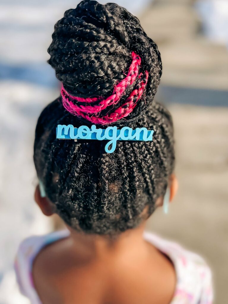 Personalized acrylic hair clips for kids | piggies + posies on Etsy Personalized acrylic hair clips for kids | piggies + posies on Etsy