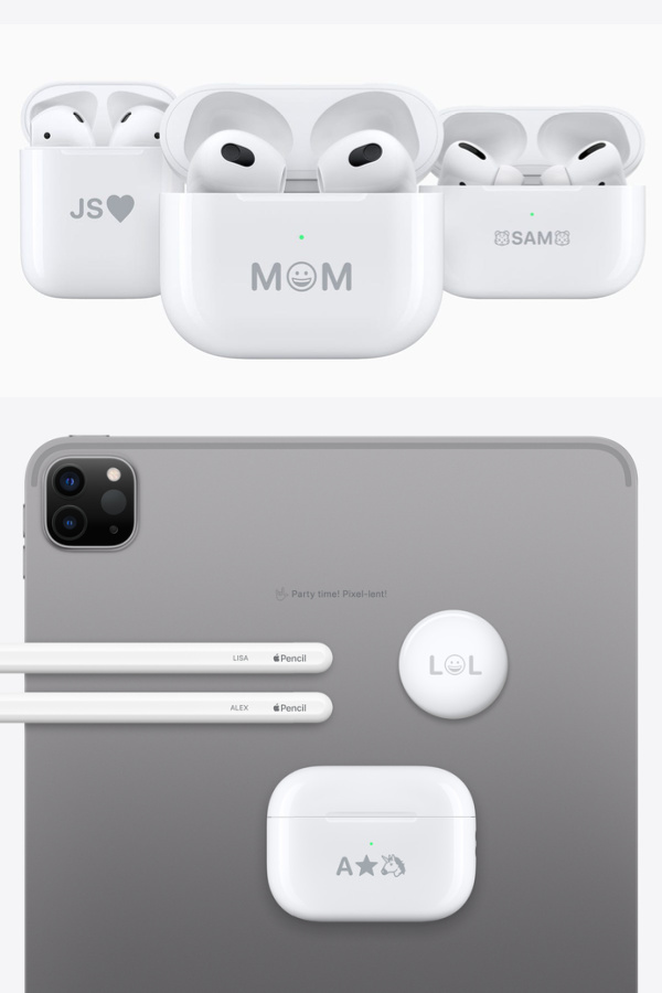 Best personalized gift: Custom engraving on Apple products is free and fast! 