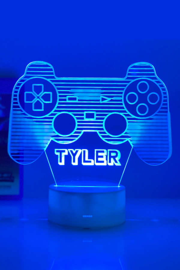 Unique personalized gifts for kids: This Gamer nightlight from SnobsGifts Unique personalized gifts for kids: This Gamer nightlight from SnobsGifts