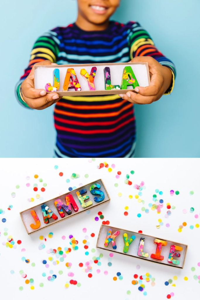 Cool personalized gifts for kids: rainbow personalized crayons handmade Art2theExtreme Cool personalized gifts for kids: rainbow personalized crayons handmade Art2theExtreme
