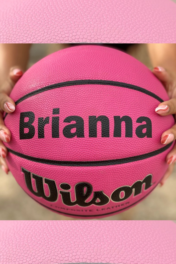 Cool personalized gifts for kids: A personalized basketball from Sports Customs in tons of colors -- great gift for an athlete Cool personalized gifts for kids: A personalized basketball from Sports Customs in tons of colors -- great gift for an athlete