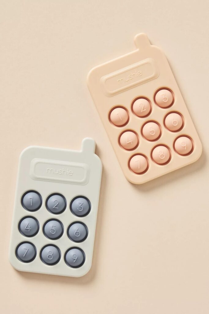 Phone press sensory fidget toy for toddlers is a great gift for 2-year-olds