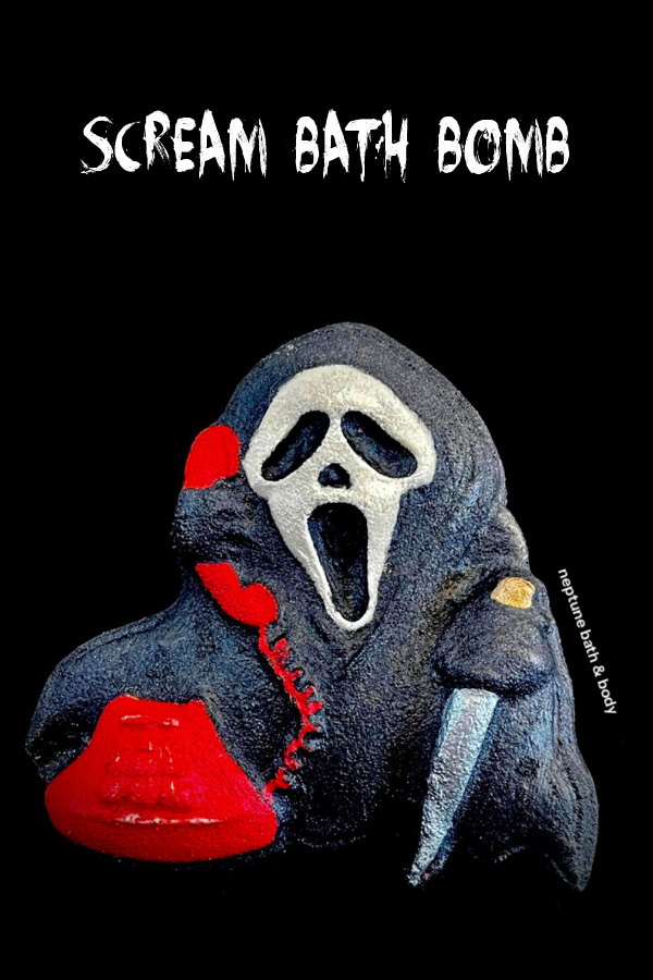 Scream Bath Bomb : Cool halloween gifts for teens and tweens | Neptune Bath & Body on Etsy