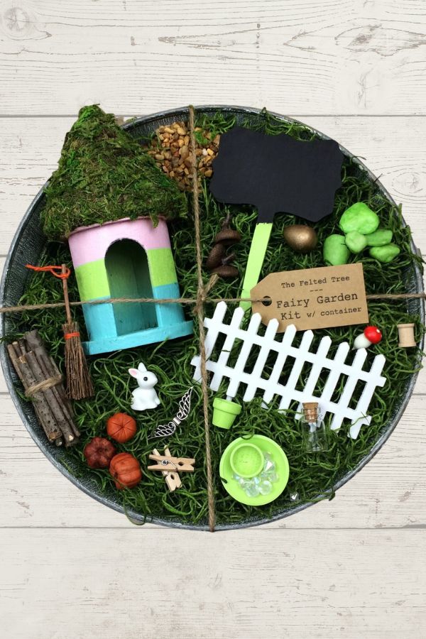 The Felted Tree fairy garden kit for kids | The coolest gifts for 6 year olds