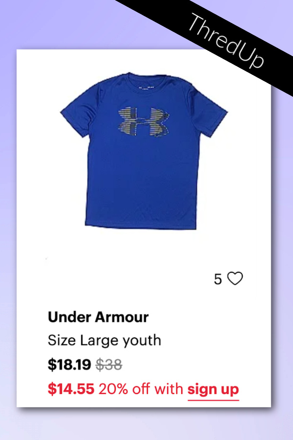 Kids consignment clothes: ThredUp