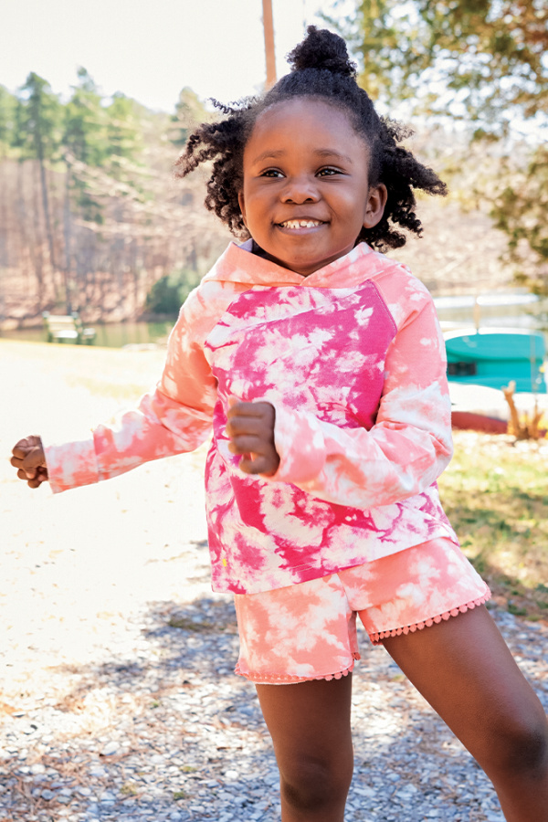 Adorable tie-dye activewear for boys + girls from Generation Joy [sponsor]