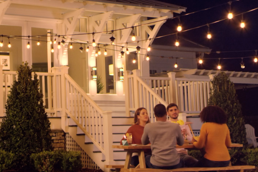 We tried the first LED string lights with mosquito repellent built right in. How did we live without these?
