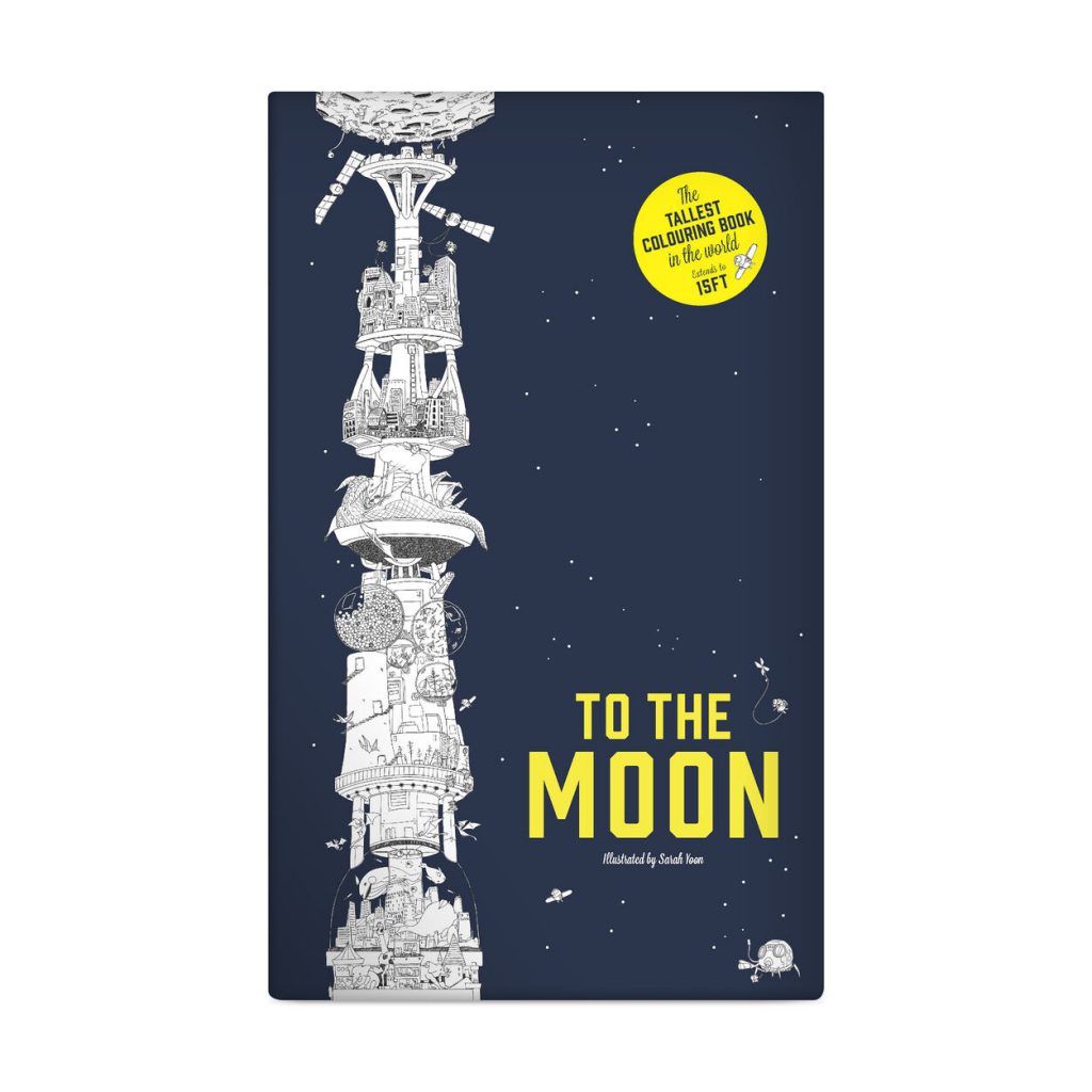 50+ gifts under $15 for kids: To the Moon world's longest fold-out coloring book