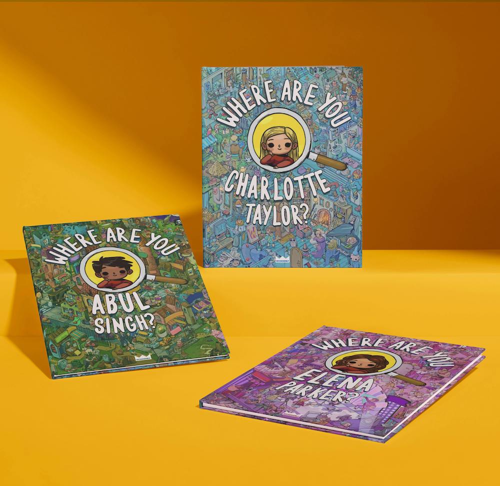 Best gifts for 5 year olds: Wonderbly's personalized books for kids puts them in a "where's waldo" style story