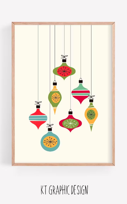 Last-minute gifts: Printable art from indie artists like KT Graphic Design Shop make great gifts.