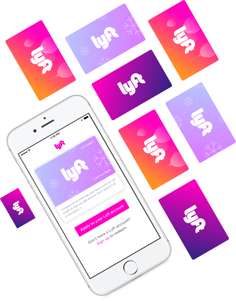 Practical stocking stuffer ideas: Lyft or Uber gift card